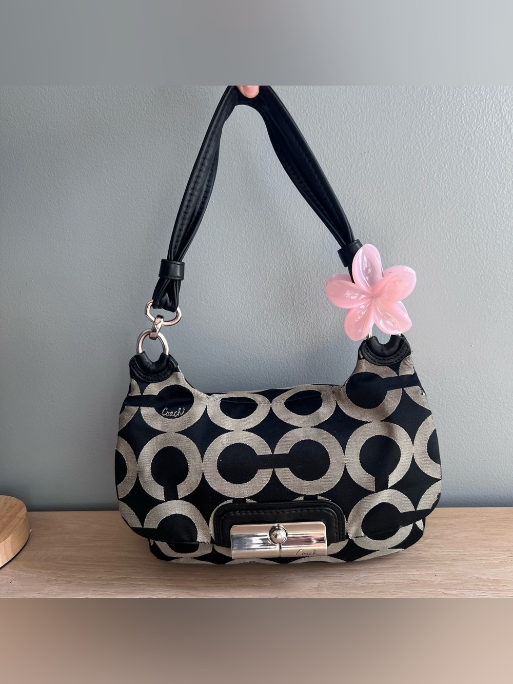 Coach Kristen Op Art Hobo Bag - Picture 3 of 7